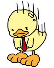 Lovely yellow children sticker #3107779