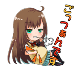 "Visualization girl" Hayu-chan stickers sticker #3108836