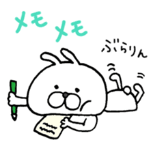Daily Use Bunny Stickers sticker #3109439