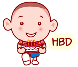 Crew cut (Grean) Charming child (EN) sticker #3109784