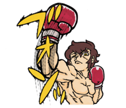 Fighter of the flame sticker #3109932