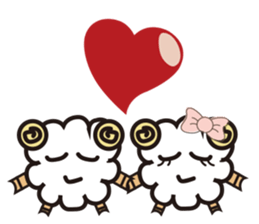 Happy New Year Sheep sticker #3110342