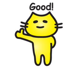 Tom of a yellow cat sticker #3111309