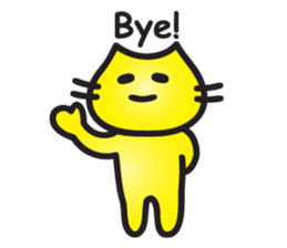 Tom of a yellow cat sticker #3111312