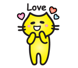 Tom of a yellow cat sticker #3111313