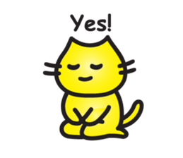 Tom of a yellow cat sticker #3111316