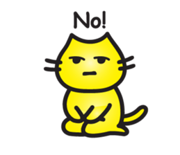 Tom of a yellow cat sticker #3111317