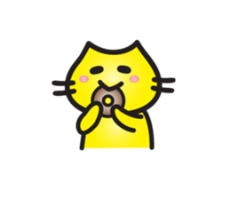 Tom of a yellow cat sticker #3111320