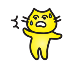 Tom of a yellow cat sticker #3111328