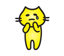 Tom of a yellow cat sticker #3111334