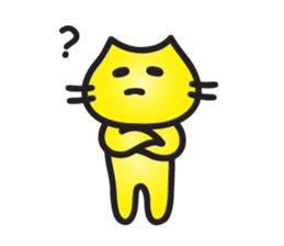 Tom of a yellow cat sticker #3111337