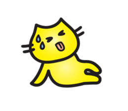 Tom of a yellow cat sticker #3111342
