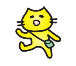 Tom of a yellow cat sticker #3111343