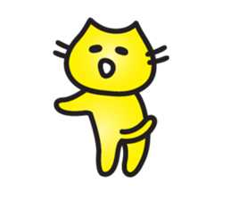 Tom of a yellow cat sticker #3111345