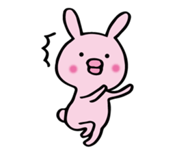 no sentence lips rabbit sticker #3111594