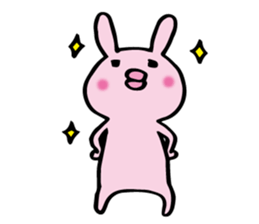 no sentence lips rabbit sticker #3111596