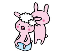 no sentence lips rabbit sticker #3111597