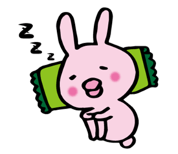 no sentence lips rabbit sticker #3111598