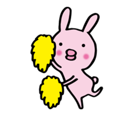 no sentence lips rabbit sticker #3111607