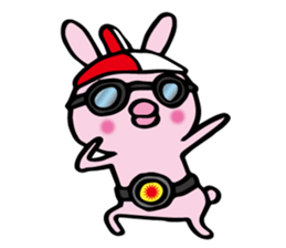 no sentence lips rabbit sticker #3111610