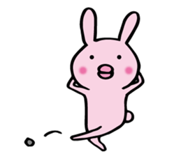 no sentence lips rabbit sticker #3111614