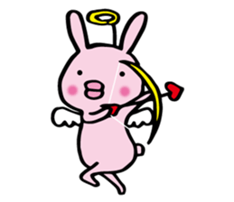 no sentence lips rabbit sticker #3111619