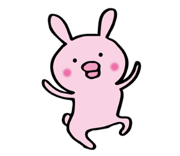 no sentence lips rabbit sticker #3111621