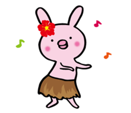 no sentence lips rabbit sticker #3111625