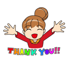 Everyday Sticker of girl sticker #3112150