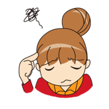 Everyday Sticker of girl sticker #3112154