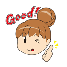 Everyday Sticker of girl sticker #3112170