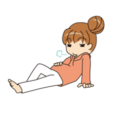 Everyday Sticker of girl sticker #3112174