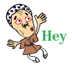 Okame and Hyottoko  -English edition- sticker #3112515