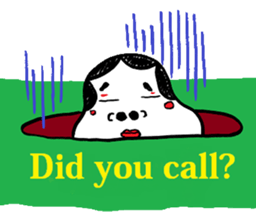 Okame and Hyottoko  -English edition- sticker #3112518