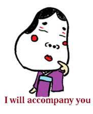 Okame and Hyottoko  -English edition- sticker #3112520