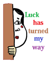 Okame and Hyottoko  -English edition- sticker #3112524