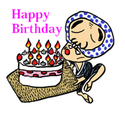 Okame and Hyottoko -English edition- sticker #3112525