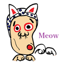 Okame and Hyottoko  -English edition- sticker #3112531