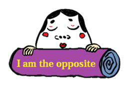 Okame and Hyottoko  -English edition- sticker #3112532