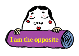 Okame and Hyottoko -English edition- sticker #3112532