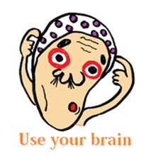 Okame and Hyottoko  -English edition- sticker #3112533