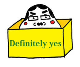 Okame and Hyottoko  -English edition- sticker #3112534