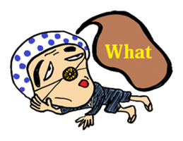 Okame and Hyottoko  -English edition- sticker #3112537