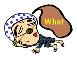 Okame and Hyottoko -English edition- sticker #3112537