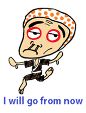 Okame and Hyottoko  -English edition- sticker #3112539