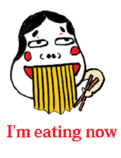 Okame and Hyottoko  -English edition- sticker #3112542