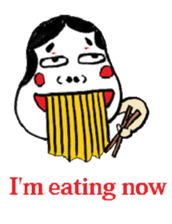 Okame and Hyottoko -English edition- sticker #3112542