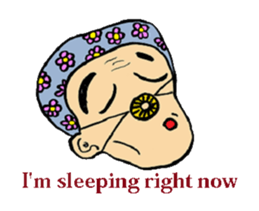 Okame and Hyottoko  -English edition- sticker #3112543