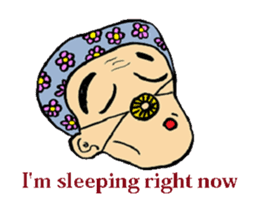 Okame and Hyottoko -English edition- sticker #3112543