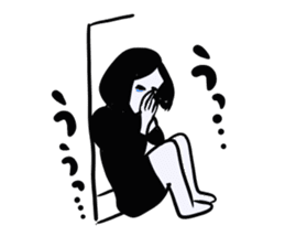 Do your best a negative girl sticker #3113669